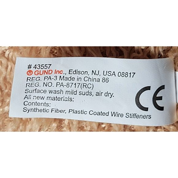 VHTF heads & tales by GUND #43557 Large Brown Bunny Rabbit Holding Sheep Plush‎ - Picture 10 of 12